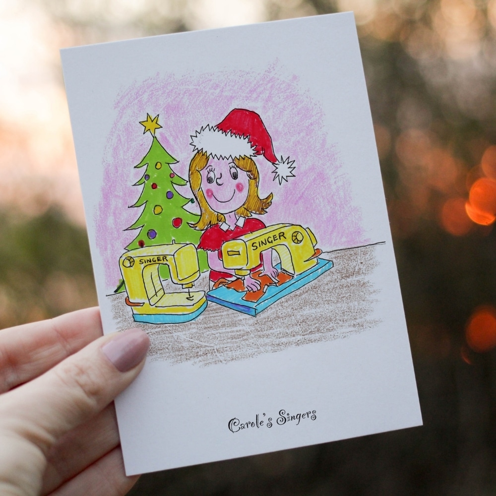 woo commerce christmas card carole's singers 2