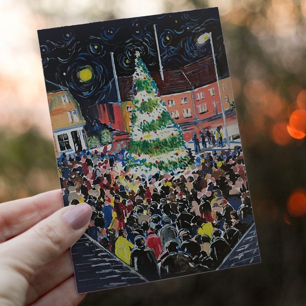 woo commerce christmas card carols at beckington 2