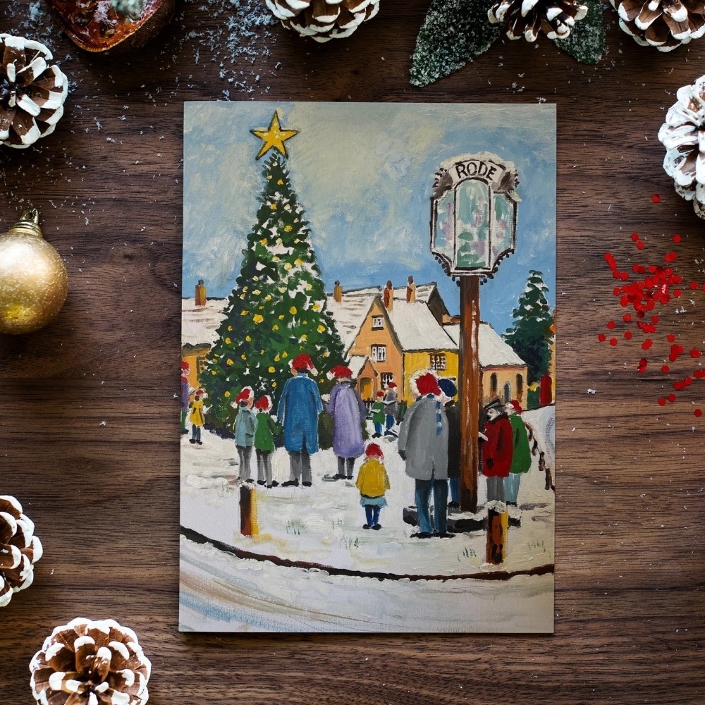 woo commerce christmas card carols at rode 1