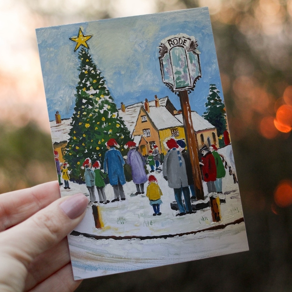 woo commerce christmas card carols at rode 2