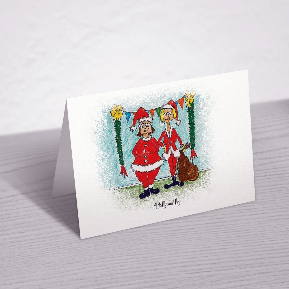 woo commerce christmas card holly and ivy 3