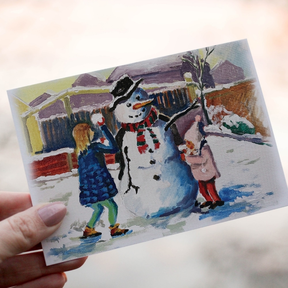 woo commerce christmas card winter fun 2