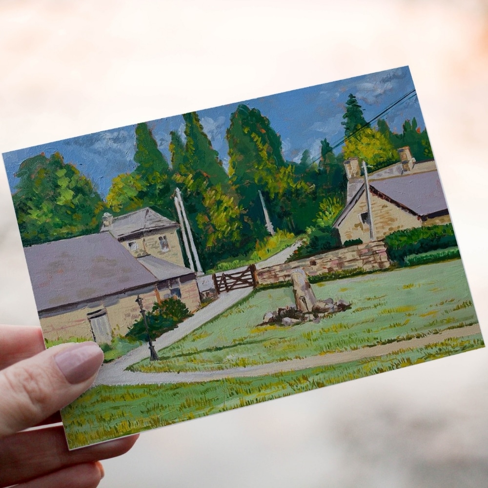 woo commerce greeting card french village 1