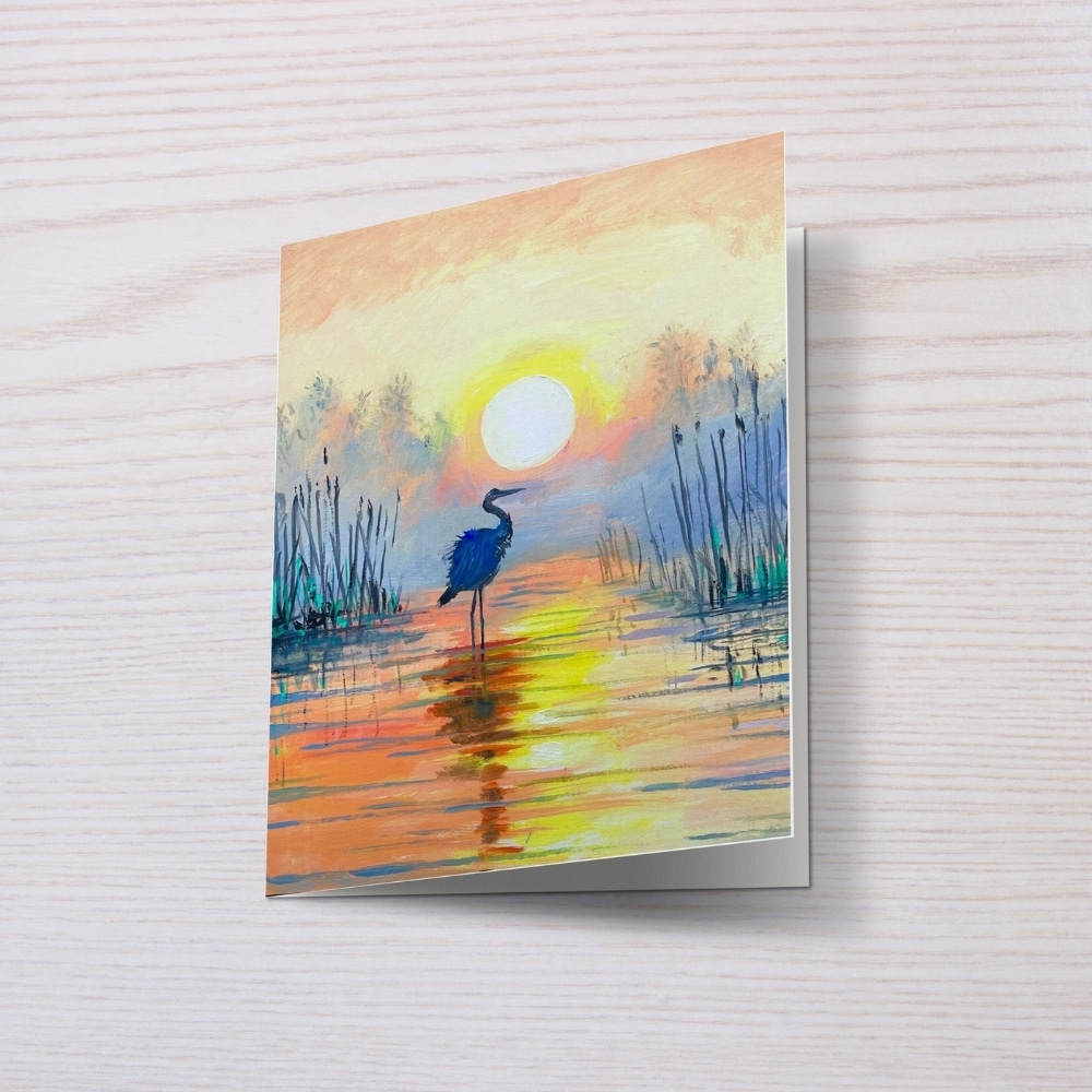 woo commerce greeting card heron 2