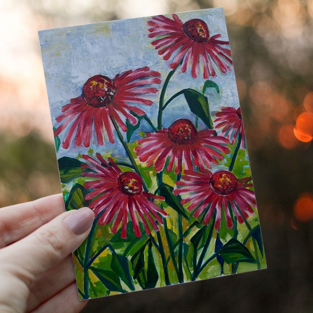 woo commerce greeting card rudbeckia 1