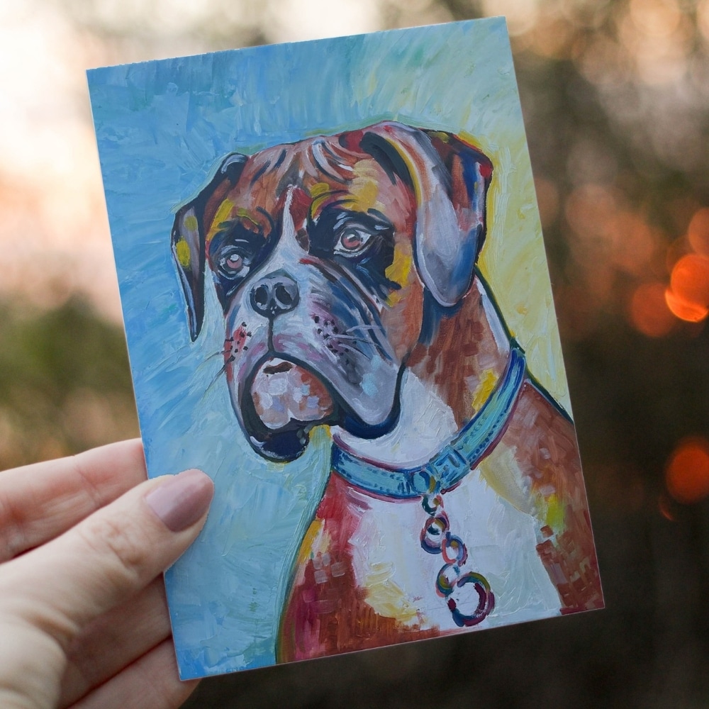 woo commerce greeting card shamus the boxer 1